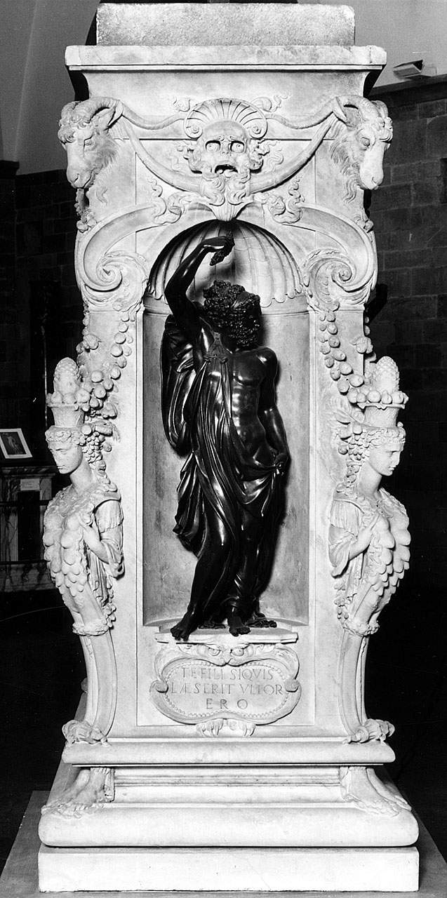 Benvenuto Cellini, Perseus mit dem Haupt der Medusa (Bronzemodell; Florenz, Museo Nazionale del Bargello) Benvenuto Cellini, Perseus mit dem Haupt der Medusa (Bronzemodell; Florenz, Museo Nazionale del Bargello)