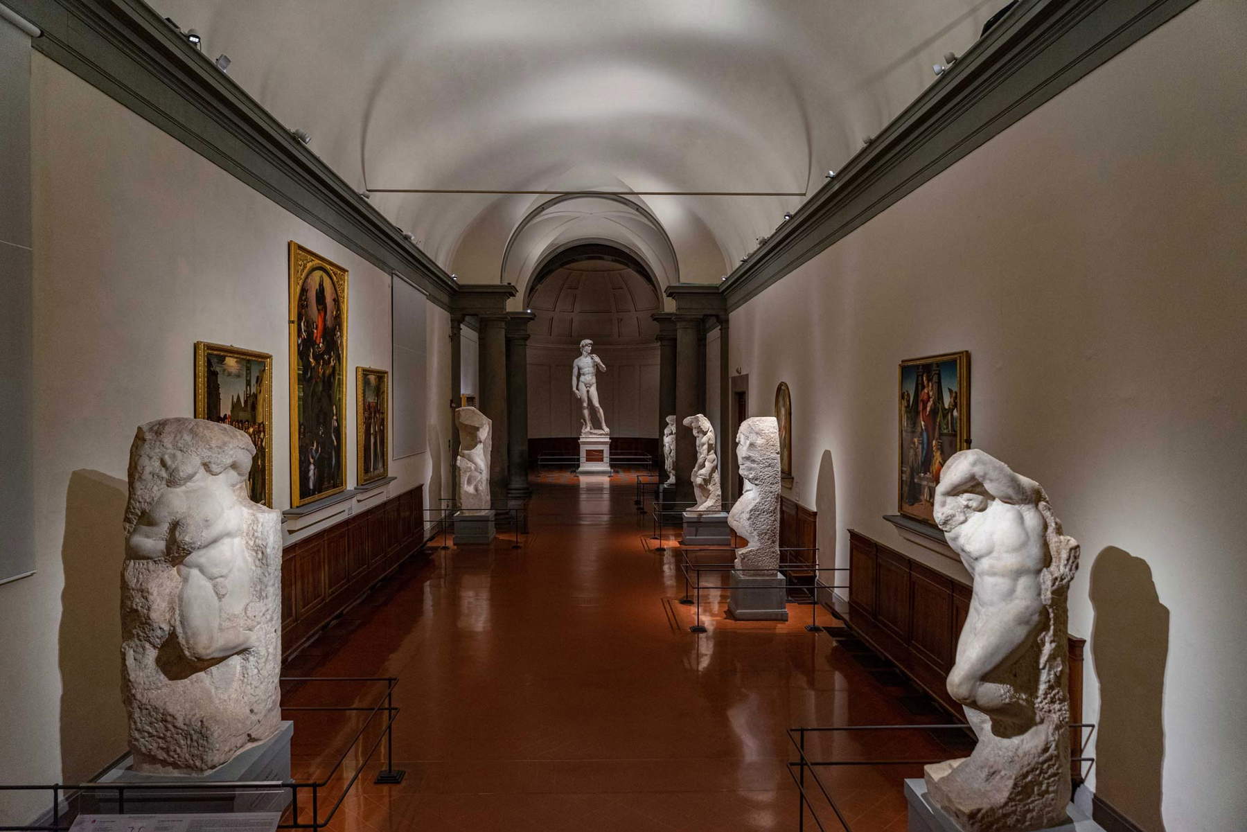 La nouvelle galerie de l'Accademia à Florence. Photo par Guido Cozzi La nouvelle galerie de l'Accademia à Florence. Photo par Guido Cozzi