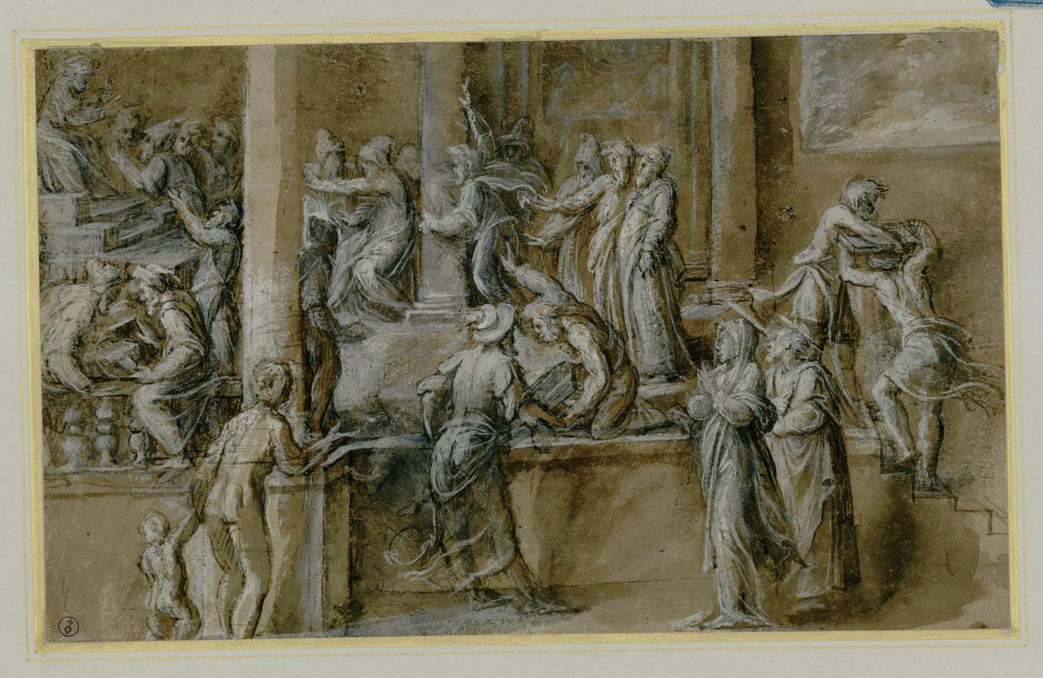 Drawings from Raphael's circle on display at the Royal Library of Turin