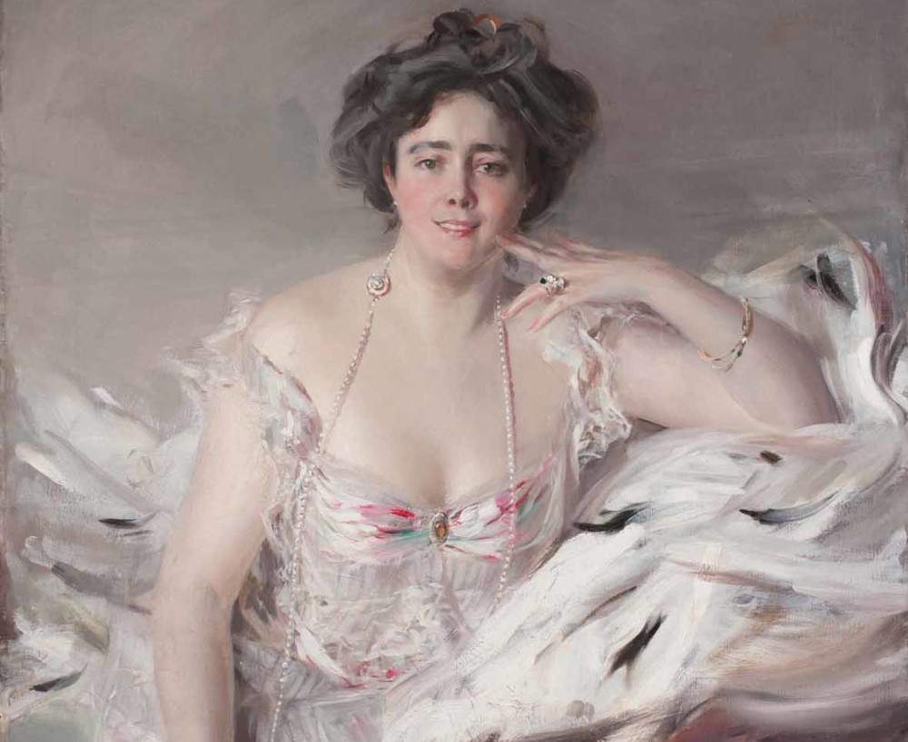 Bottegantica traces Boldini's production, from his Parisian years to female portraits, in a monograph