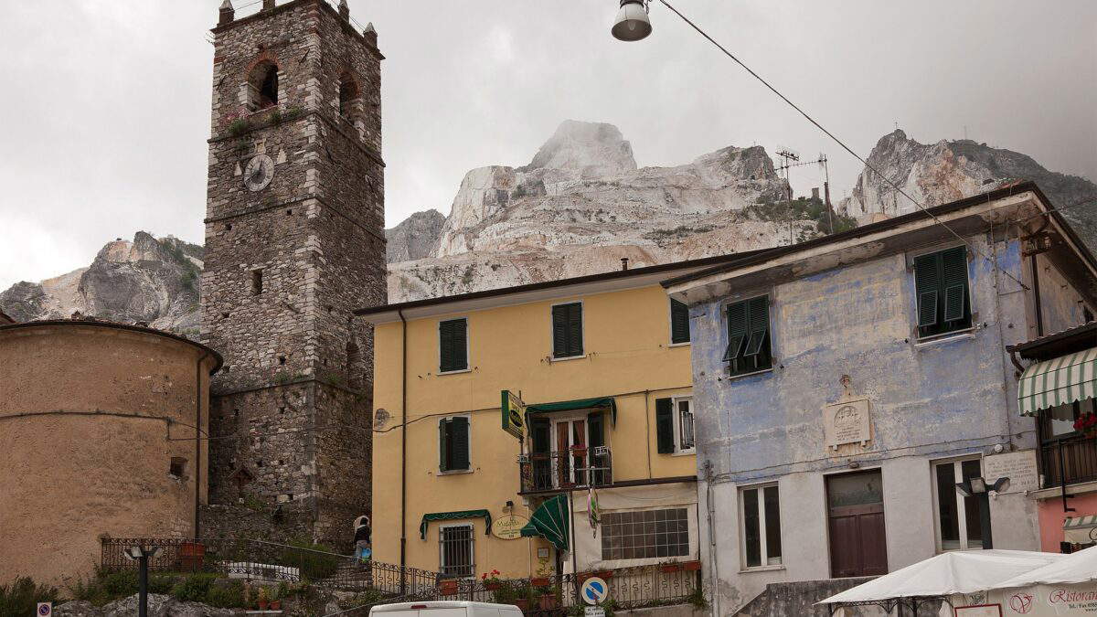 El pueblo de Colonnata. Foto Toscana Film Commission El pueblo de Colonnata. Foto Toscana Film Commission