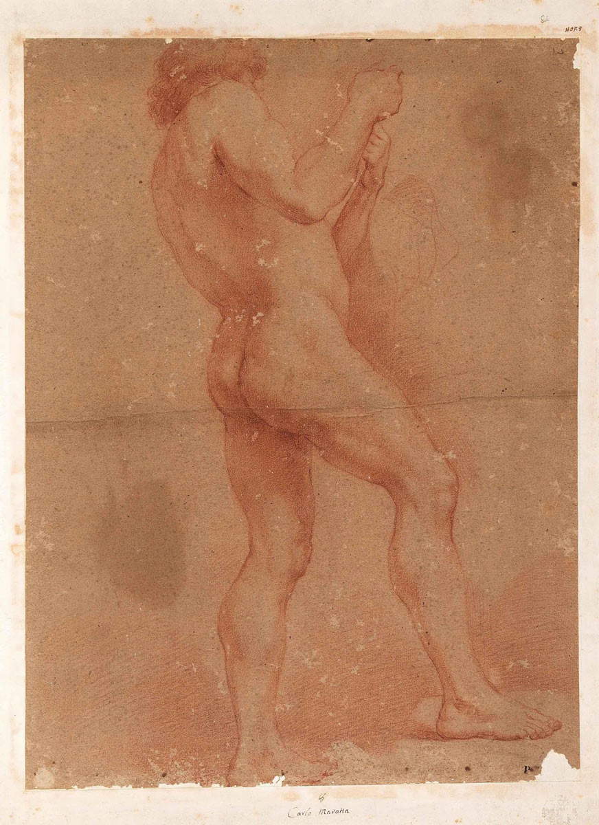 Carlo Maratta, Academic Nude (Private Collection) Carlo Maratta, Academic Nude (Private Collection)