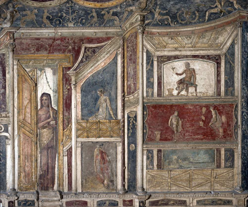 Les peintres de Pompéi: plus de 100 œuvres de Naples à Bologne. Reconstitution d'environnements pompéiens entiers 