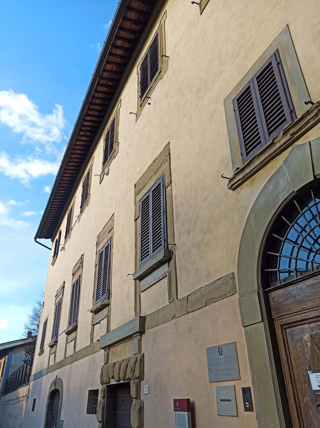 Façade de la Casa Vasari Façade de la Casa Vasari
