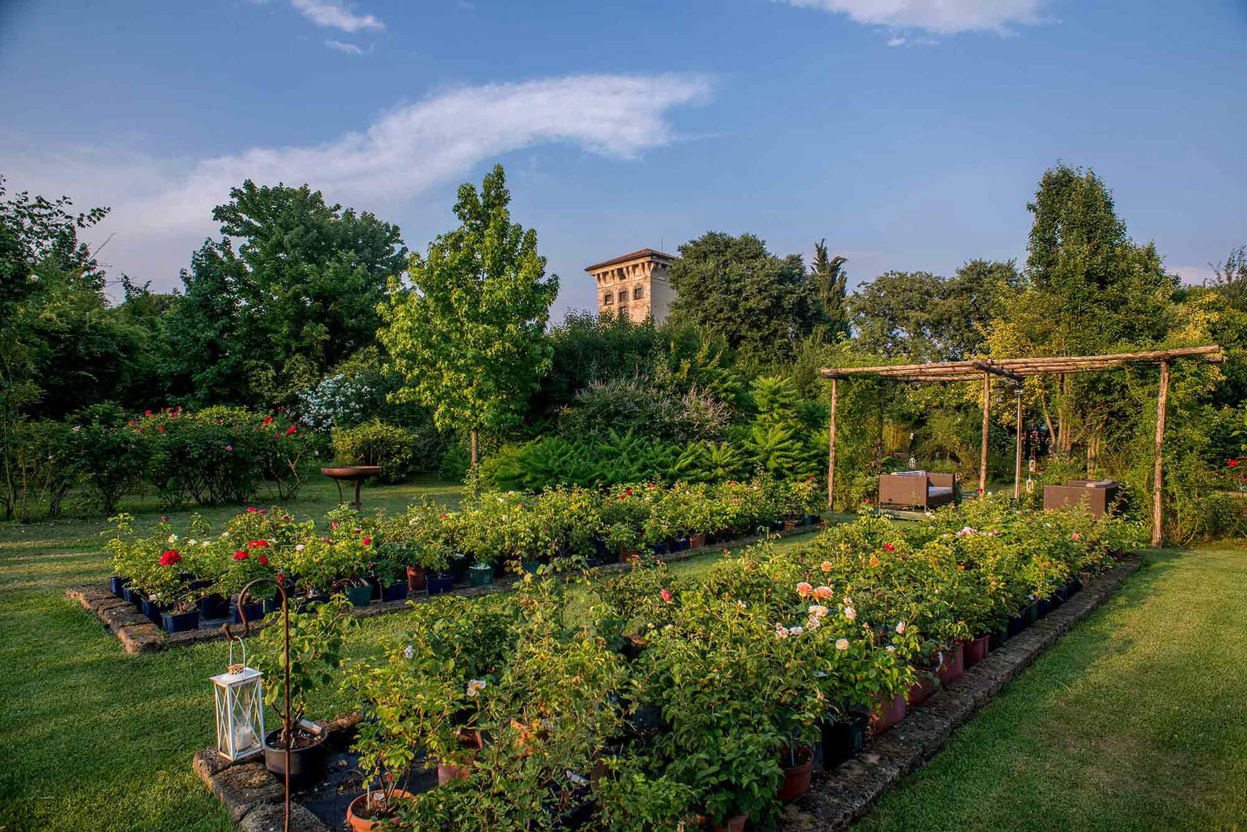 Das Schloss Quistini und sein Garten Das Schloss Quistini und sein Garten