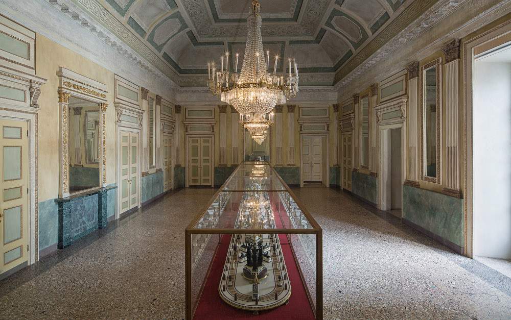 Milan, la numérisation en 3D de la Centrotavola du Palais royal est en cours. Elle sera ensuite restaurée 