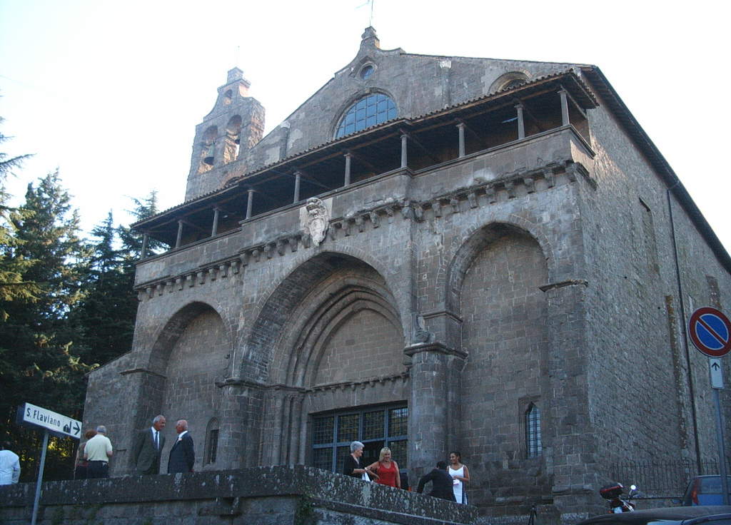 The church of San Flaviano in Montefiascone The church of San Flaviano in Montefiascone