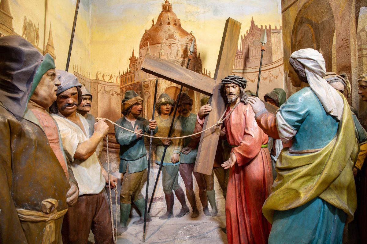 Le sanctuaire de la Via Crucis de Cerveno. Photo Brescia Tourism Le sanctuaire de la Via Crucis de Cerveno. Photo Brescia Tourism