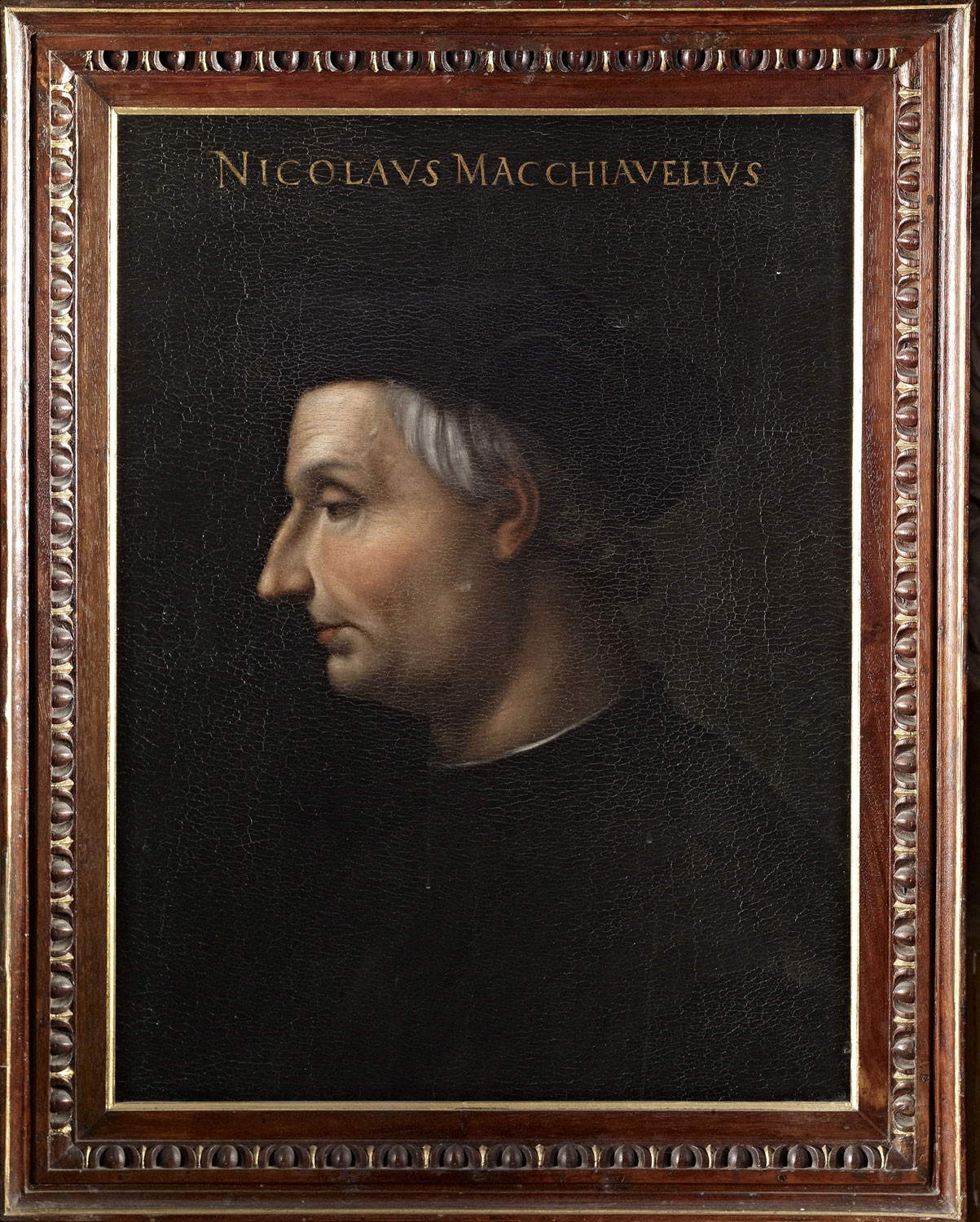 Cristofano dell'Altissimo, Retrato de Nicolás Maquiavelo (c. 1552-1568; óleo sobre lienzo; Florencia, Galería de los Uffizi) Cristofano dell'Altissimo, Retrato de Nicolás Maquiavelo (c. 1552-1568; óleo sobre lienzo; Florencia, Galería de los Uffizi)