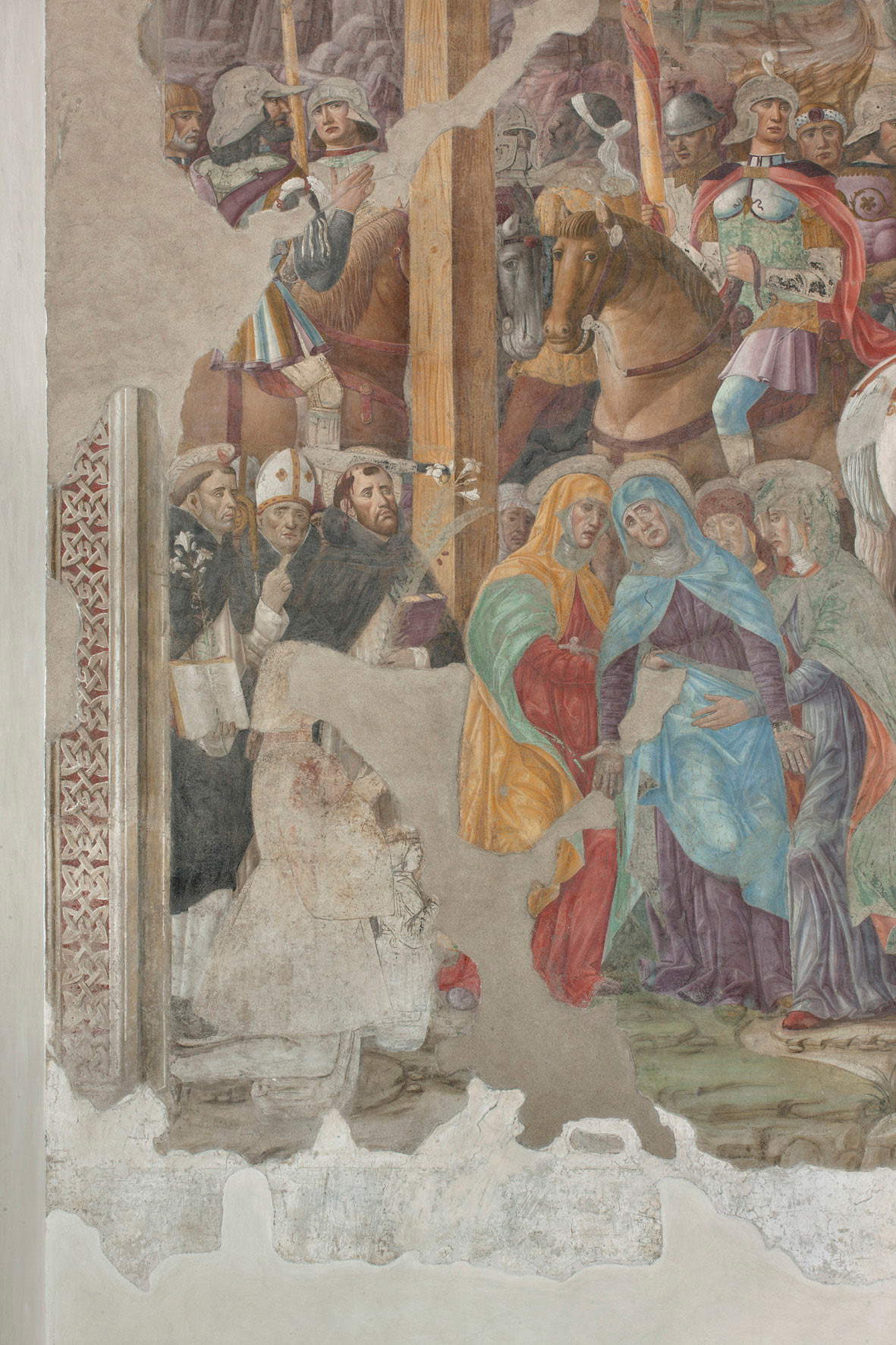 Donato Montorfano, Crucifixion, détail du portrait de Ludovico il Moro. Photo de Mauro Renzani Donato Montorfano, Crucifixion, détail du portrait de Ludovico il Moro. Photo de Mauro Renzani