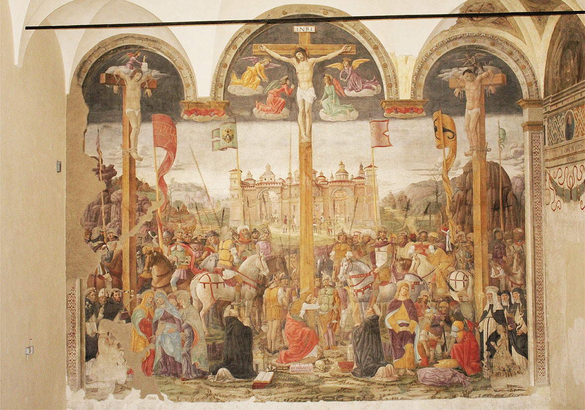 La Crucifixion par Donato Montorfano La Crucifixion par Donato Montorfano