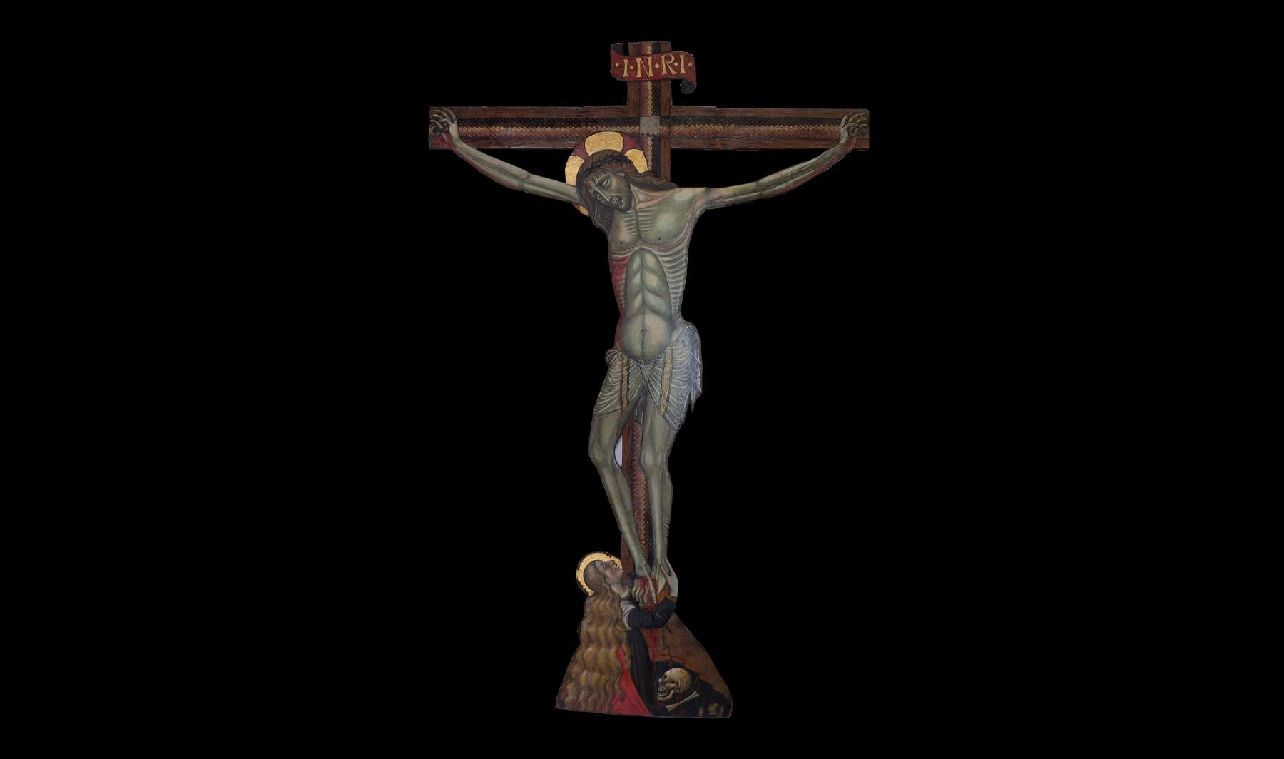 Important crucifix de Giovanni da Gaeta de 1460 restauré