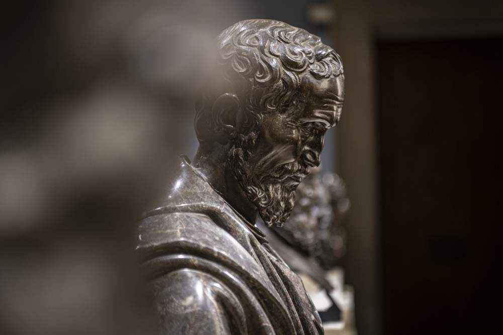 Florence, exposition des bustes en bronze de Michel-Ange attribués à Daniele da Volterra 