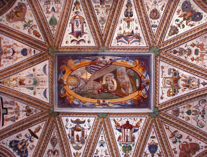 Decoraciones del Studiolo de la Certosa di Pavia