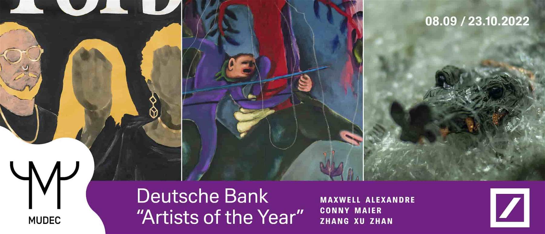 Les lauréats du concours Artists of the Year 2021 de la Deutsche Bank exposés au MUDEC