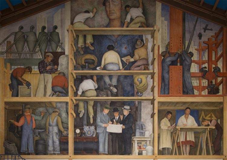 Le San Francisco Art Institute, qui abrite l'une des plus célèbres peintures murales de Rivera, ferme ses portes.
