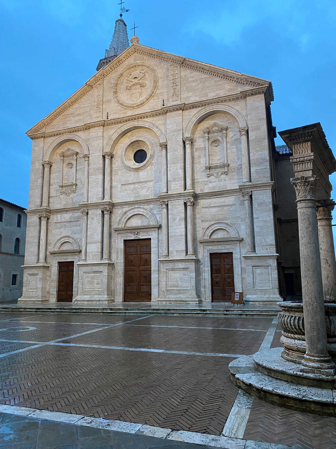 The Cathedral of Pienza The Cathedral of Pienza