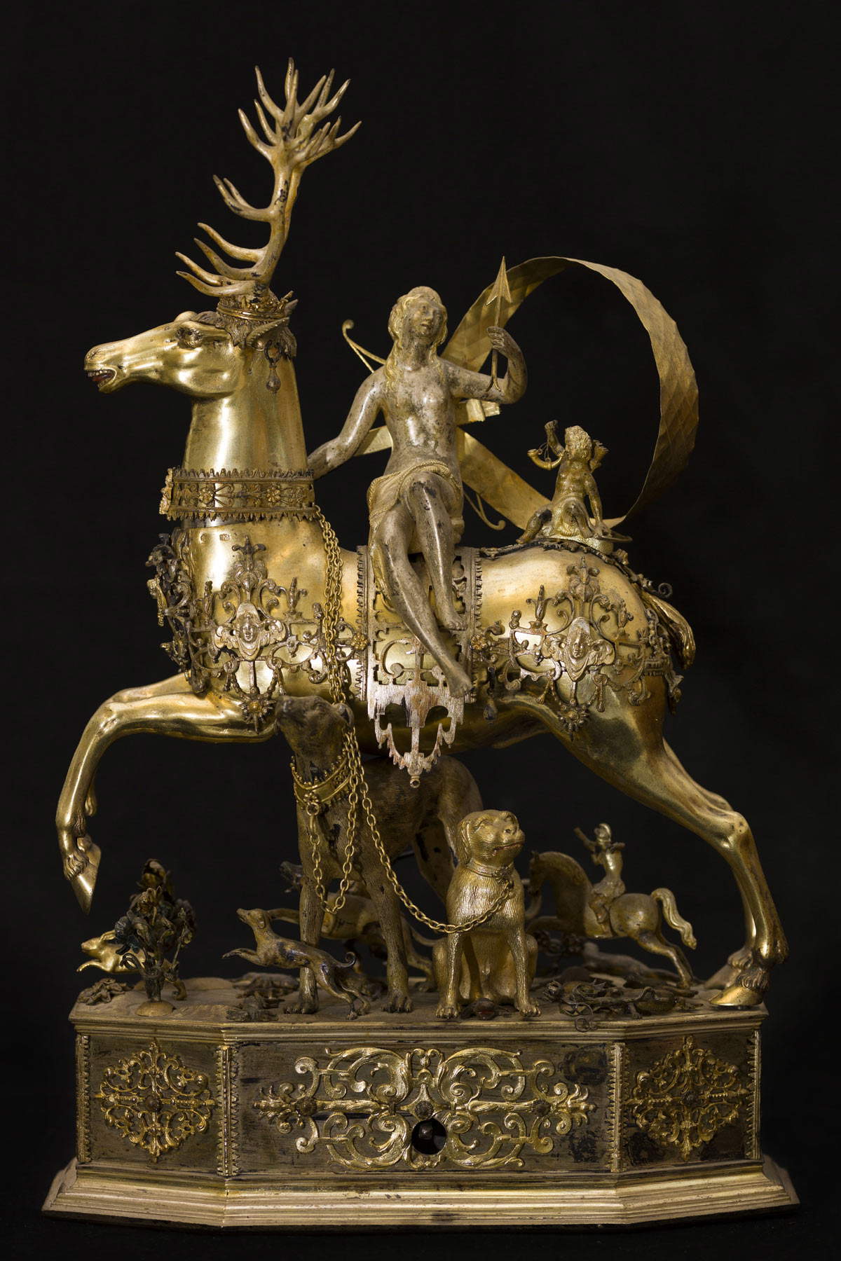 Jacob Miller the Elder, Diana the Huntress on Stag (silver gilt, height 31.5 cm; Naples, Museo e Real Bosco di Capodimonte)