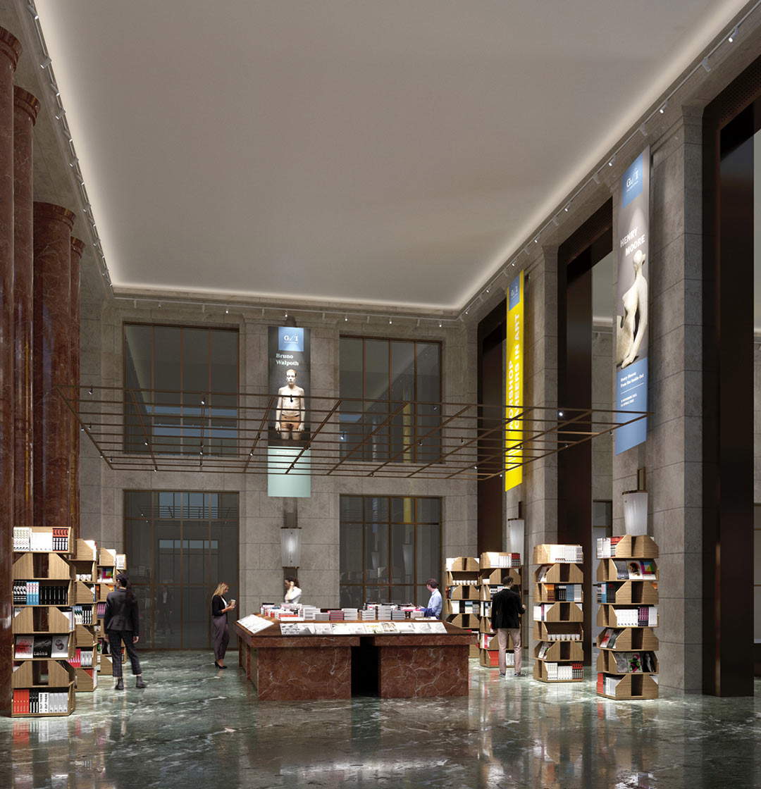 Gallerie d'Italia di Napoli, rendering