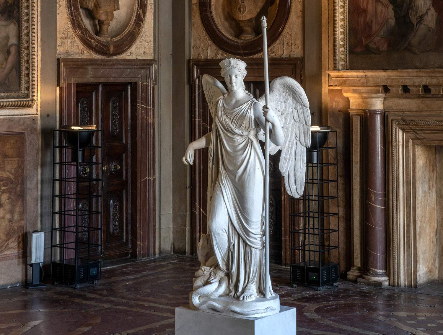 Antonio Canova's plaster cast of the Peace of Kiev exhibited in Florence