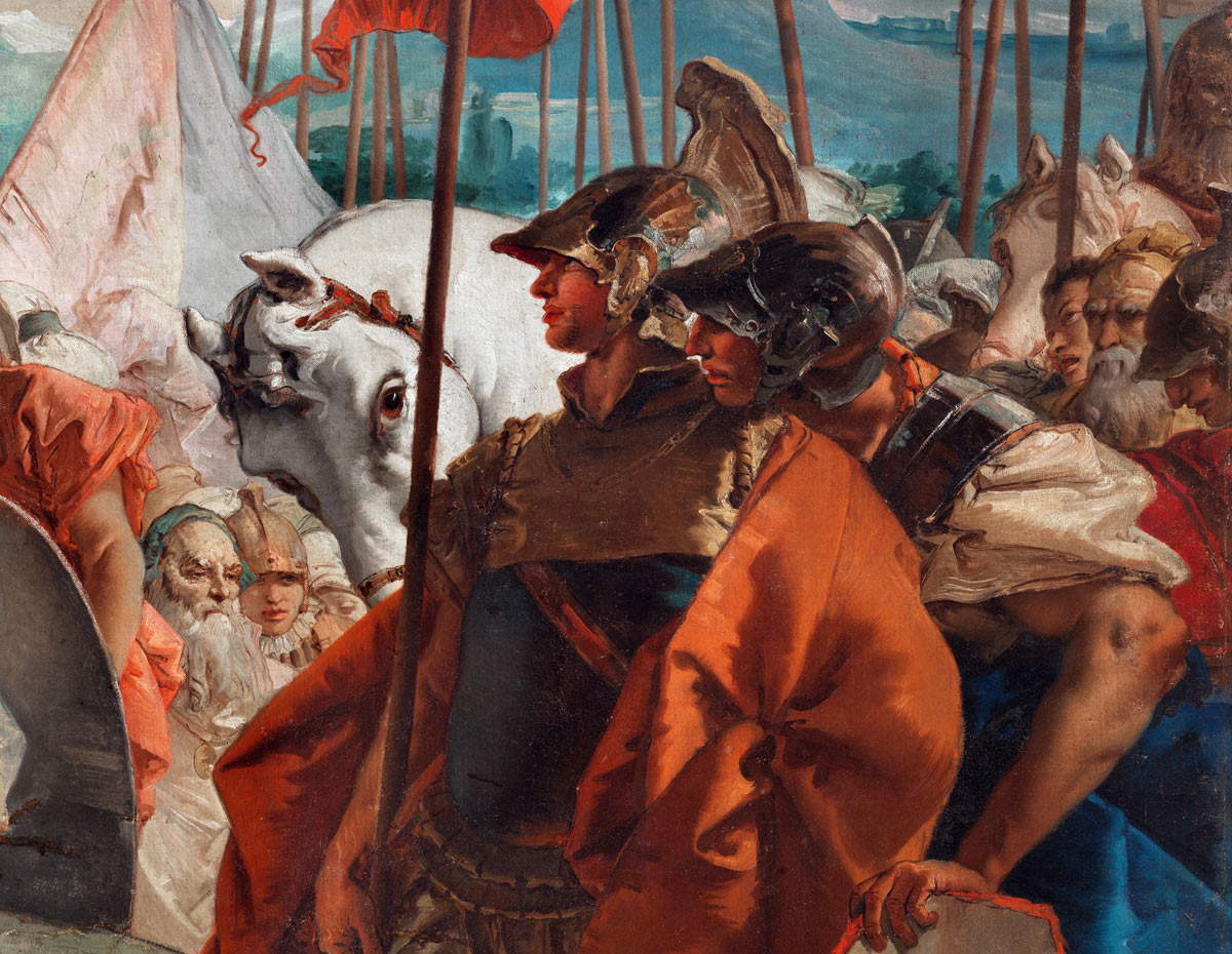 Giambattista Tiepolo, Die Opferung des Melchisedek, Detail. Foto von Virginio Gilberti Giambattista Tiepolo, Die Opferung des Melchisedek, Detail. Foto von Virginio Gilberti