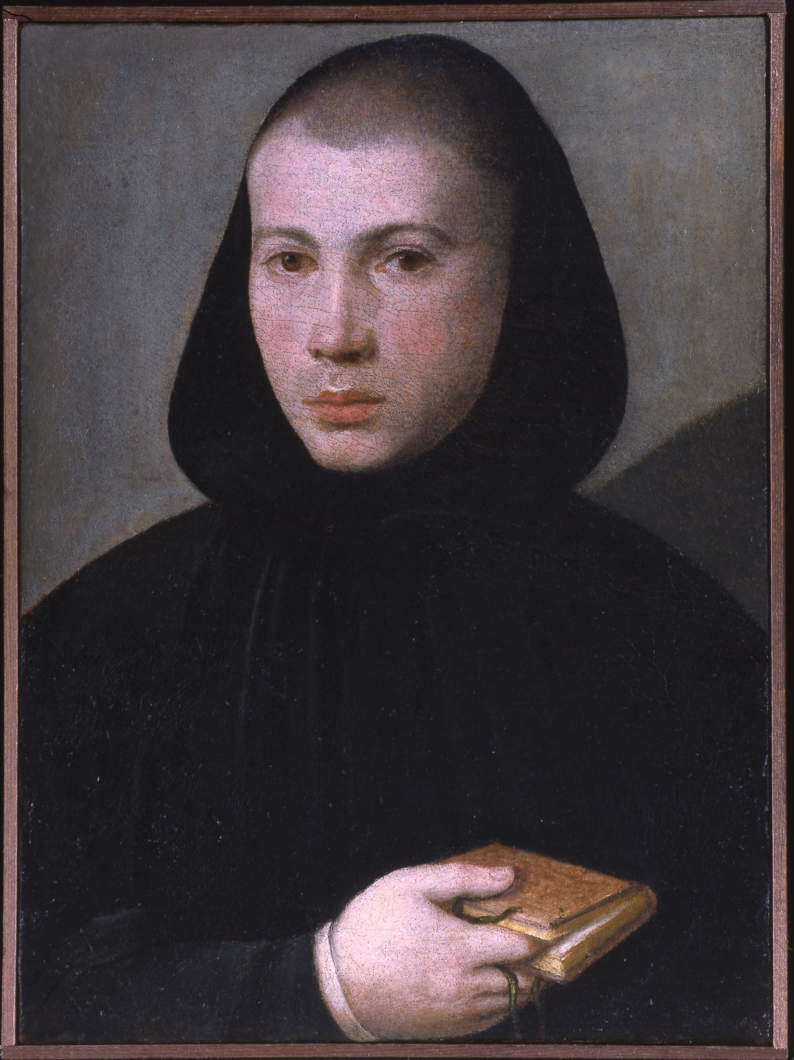 Giovan Francesco Caroto, Portrait of a Benedictine Monk.