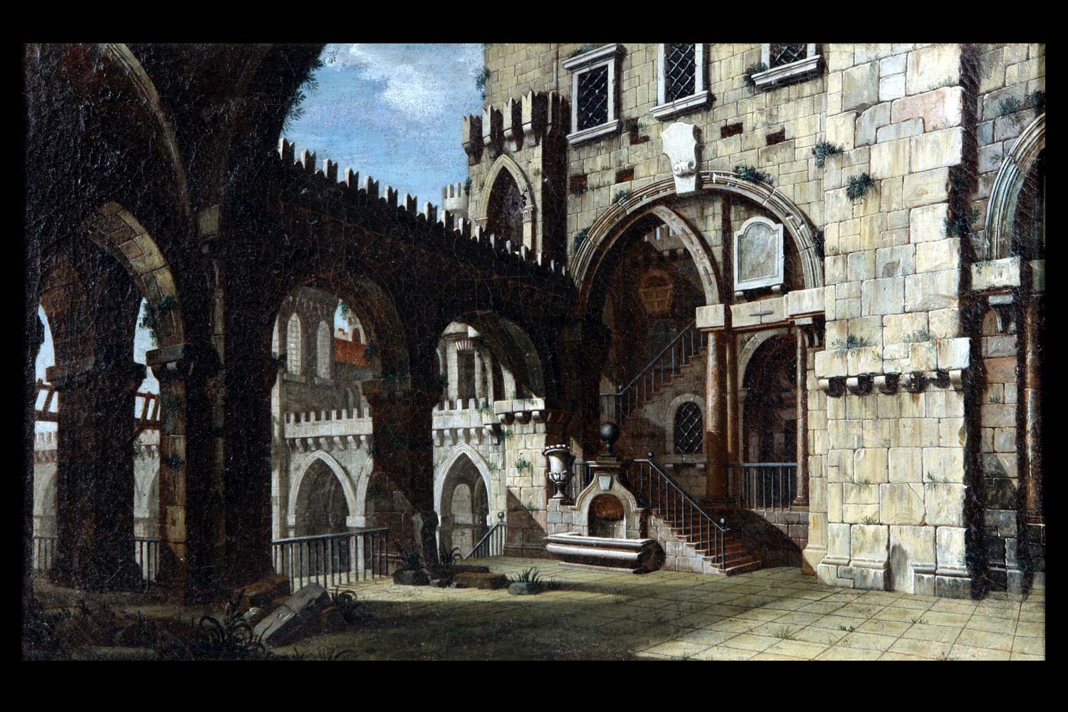 Giovanni Paolo Panini, Perspective Compositions (oil on canvas, 35.2 x 57.8 cm) Giovanni Paolo Panini, Perspective Compositions (oil on canvas, 35.2 x 57.8 cm)
