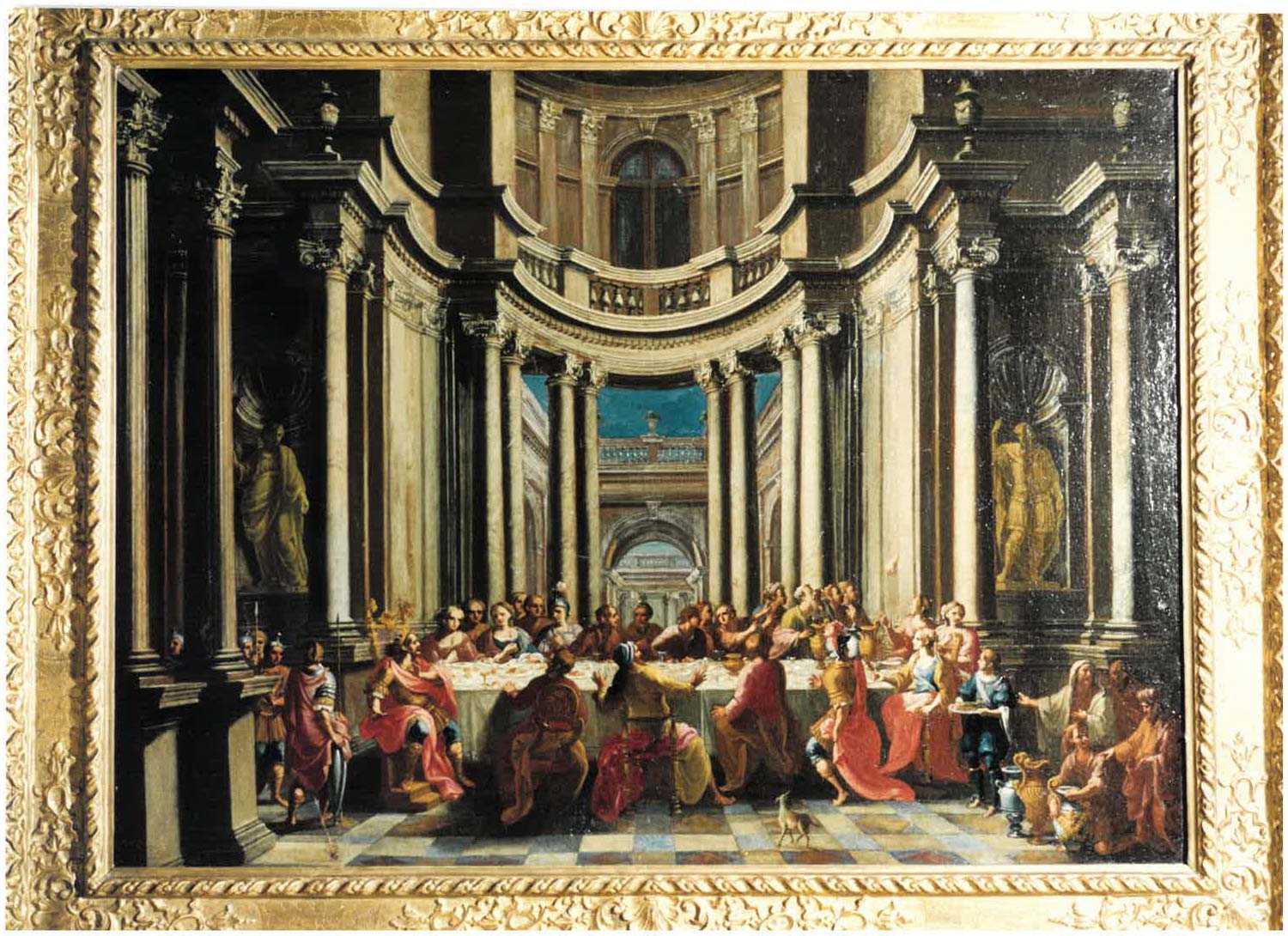 Giovanni Paolo Panini, The Banquet of Balthazar King of Babylon (oil on canvas, 75 x 98 cm) Giovanni Paolo Panini, The Banquet of Balthazar King of Babylon (oil on canvas, 75 x 98 cm)
