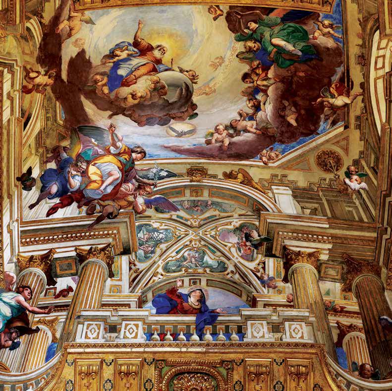 Giulio Benso, Verkündigung (1638-1640; Genua, Basilika der Santissima Annunziata del Vastato)
