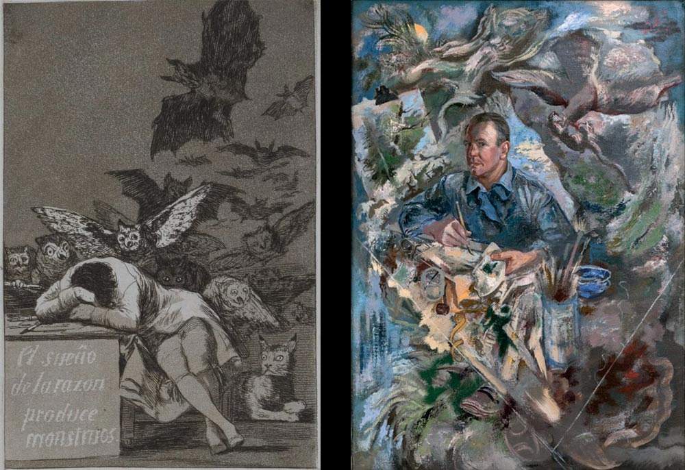 An exhibition in Parma compares two giants of satire: Goya and Grosz