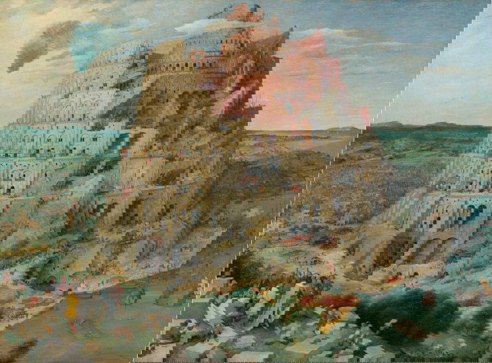 Pieter Bruegel il Vecchio, Grande Torre di Babele (1563; olio su tavola, 114,4 x 155,5 cm; Vienna, Kunsthistorisches Museum)