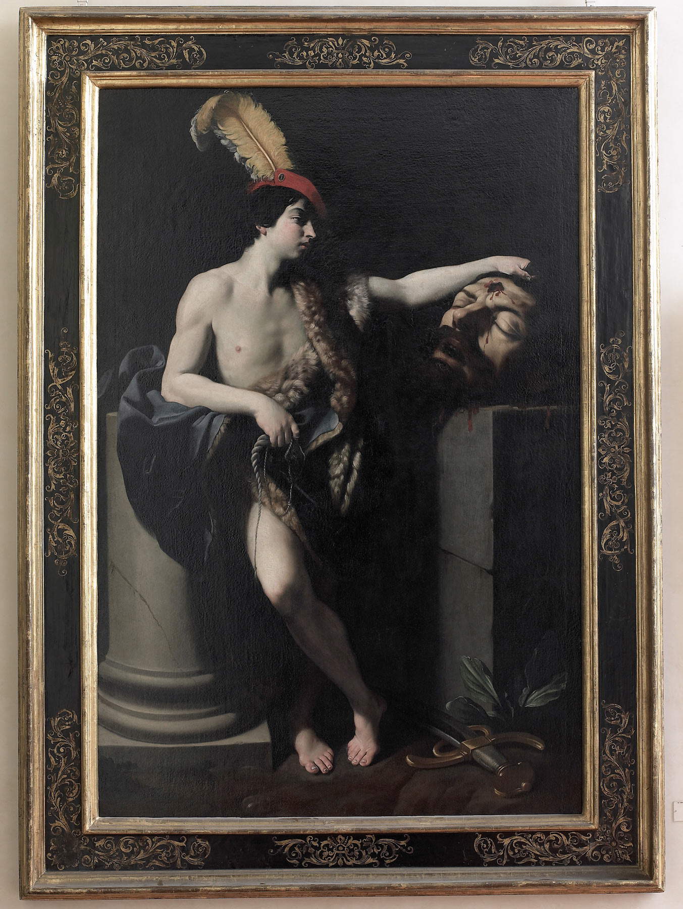 Guido Reni and helpers, David with the Head of Goliath (second decade of the 17th century; oil on canvas, 222 x 147 cm; Florence, Uffizi Galleries, Gallery of Statues and Paintings) © courtesy of the Ministry of Culture Guido Reni and helpers, David with the Head of Goliath (second decade of the 17th century; oil on canvas, 222 x 147 cm; Florence, Uffizi Galleries, Gallery of Statues and Paintings) © courtesy of the Ministry of Culture