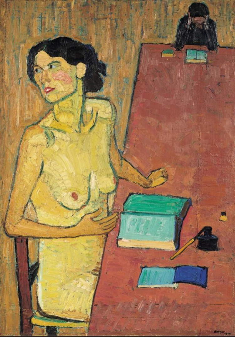 Hans Berger, The Reading (1909; oil on canvas) Credit Kunst Museum Winterthur