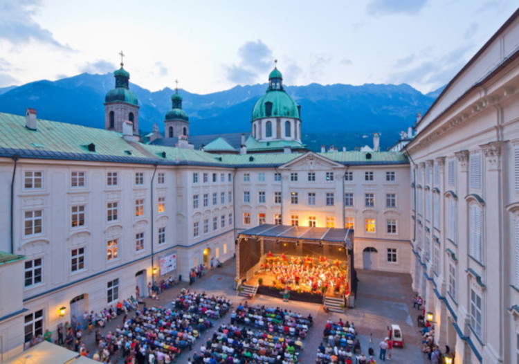 Die Hofburg in Innsbruck. Kredit Innsbruck Tourismus. Foto: Christof Lackner
