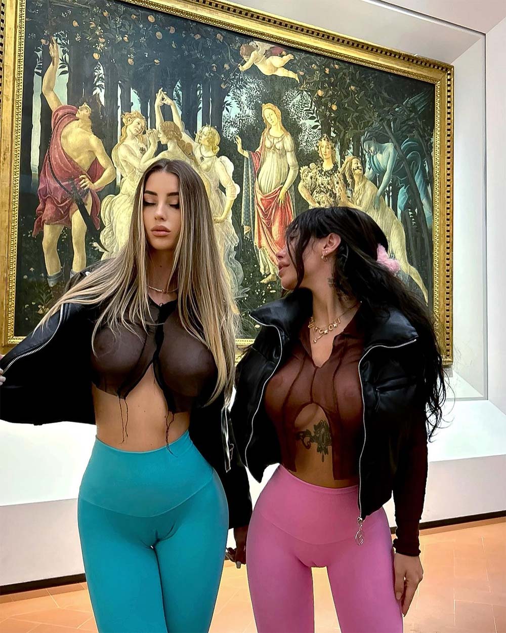 Star di Only Fans agli Uffizi Star di Only Fans agli Uffizi