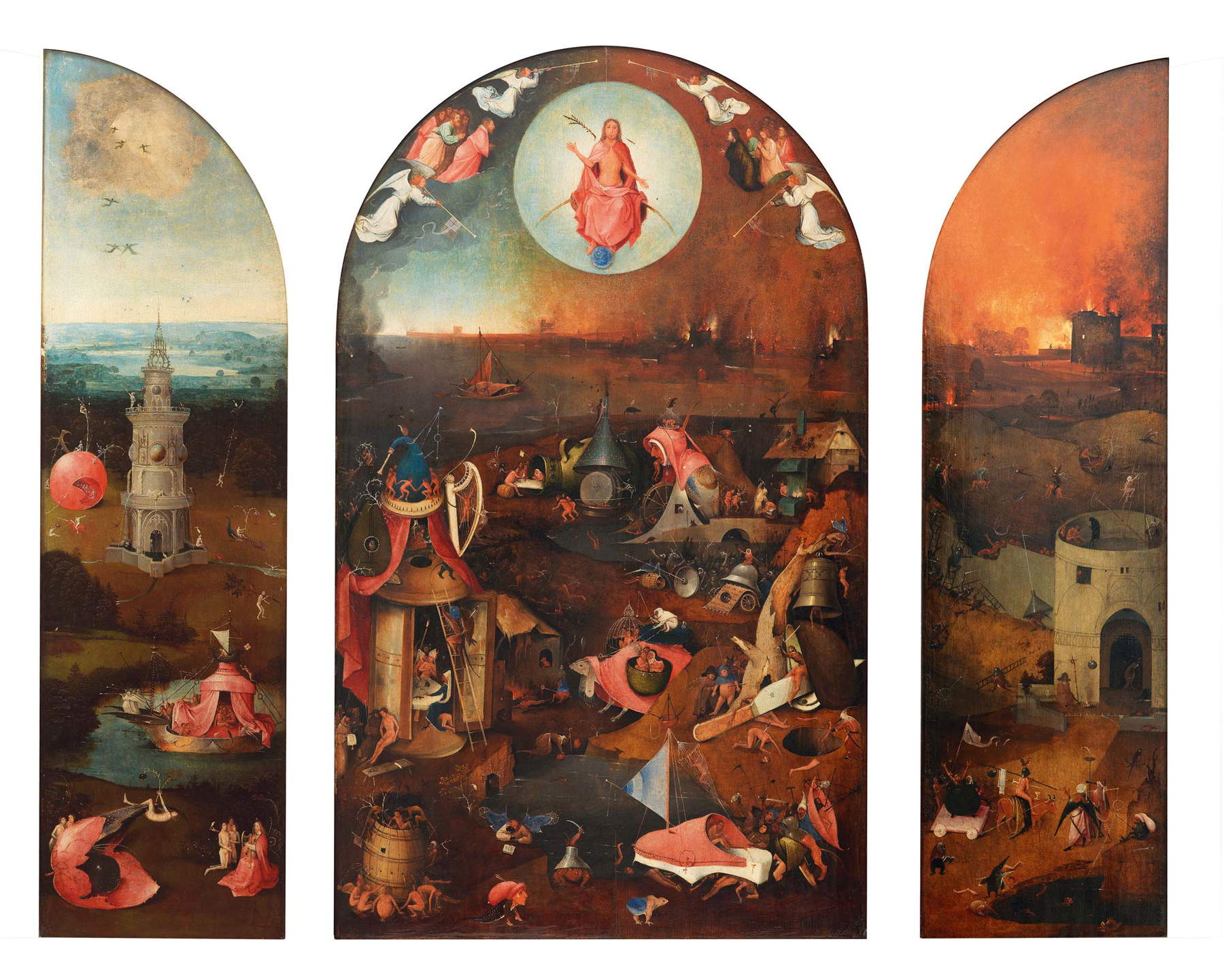 Jheronimus Bosch, Giudizio finale (1500 circa; olio su tavola; Musea Brugge, Groeningemuseum, Bruges). &copy; Lukas - Art in Flanders VZW/Bridgeman Images