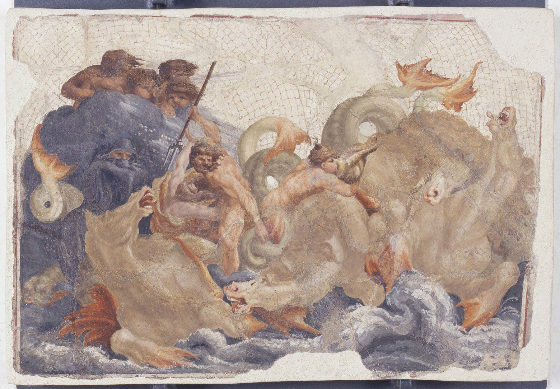 Lelio Orsi, Scène d'inondation (vers 1555-1556 ; fresque détachée, 37,5 x 55,5 cm ; Modène, Galleria Estense)