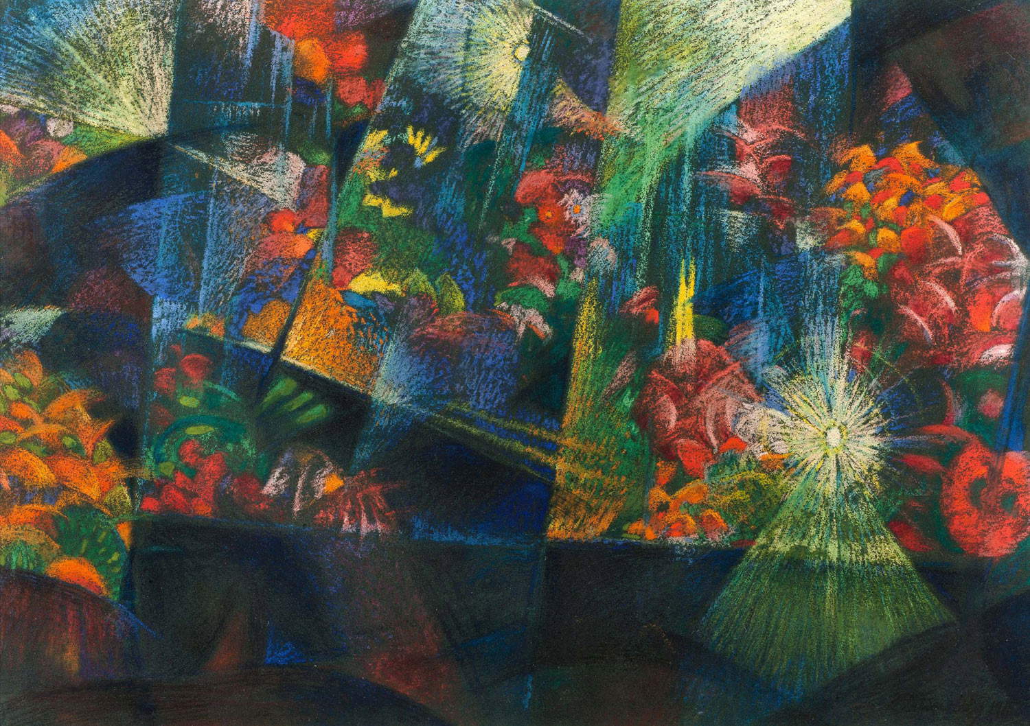 Leonardo Dudreville, Vetrina di fioraio (1915; pastello su carta, 70 x 90 cm; Milano, Museo del Novecento) Leonardo Dudreville, Vetrina di fioraio (1915; pastello su carta, 70 x 90 cm; Milano, Museo del Novecento)