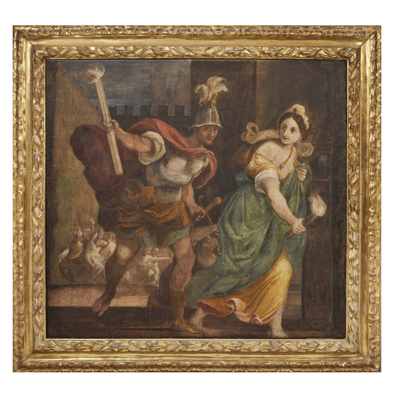 Ludovico Carracci, Alexander und Taïde zünden Persepolis an (1592; Fresko auf Leinwand übertragen) Ludovico Carracci, Alexander und Taïde zünden Persepolis an (1592; Fresko auf Leinwand übertragen)