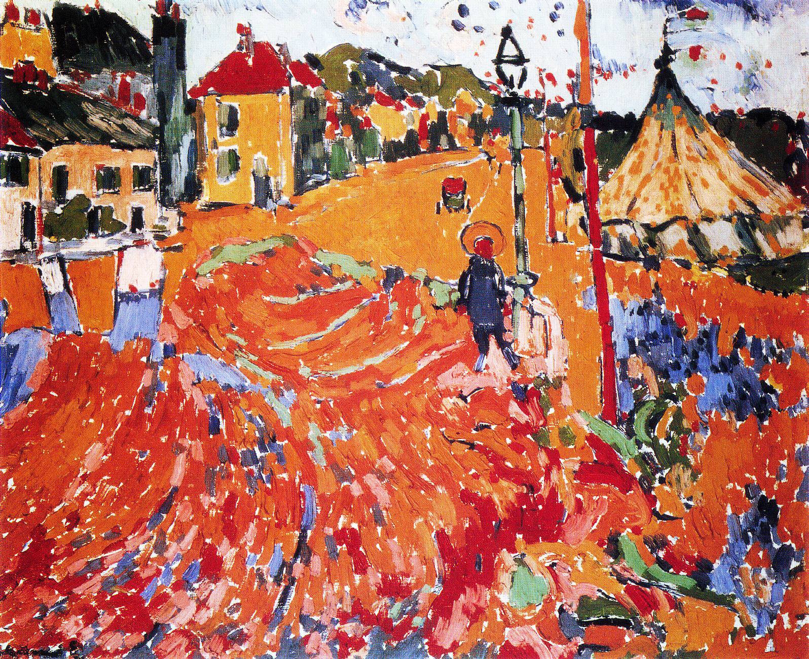 Maurice de Vlaminck, El circo (1906; óleo sobre lienzo, 60 x 73 cm; Colección particular)