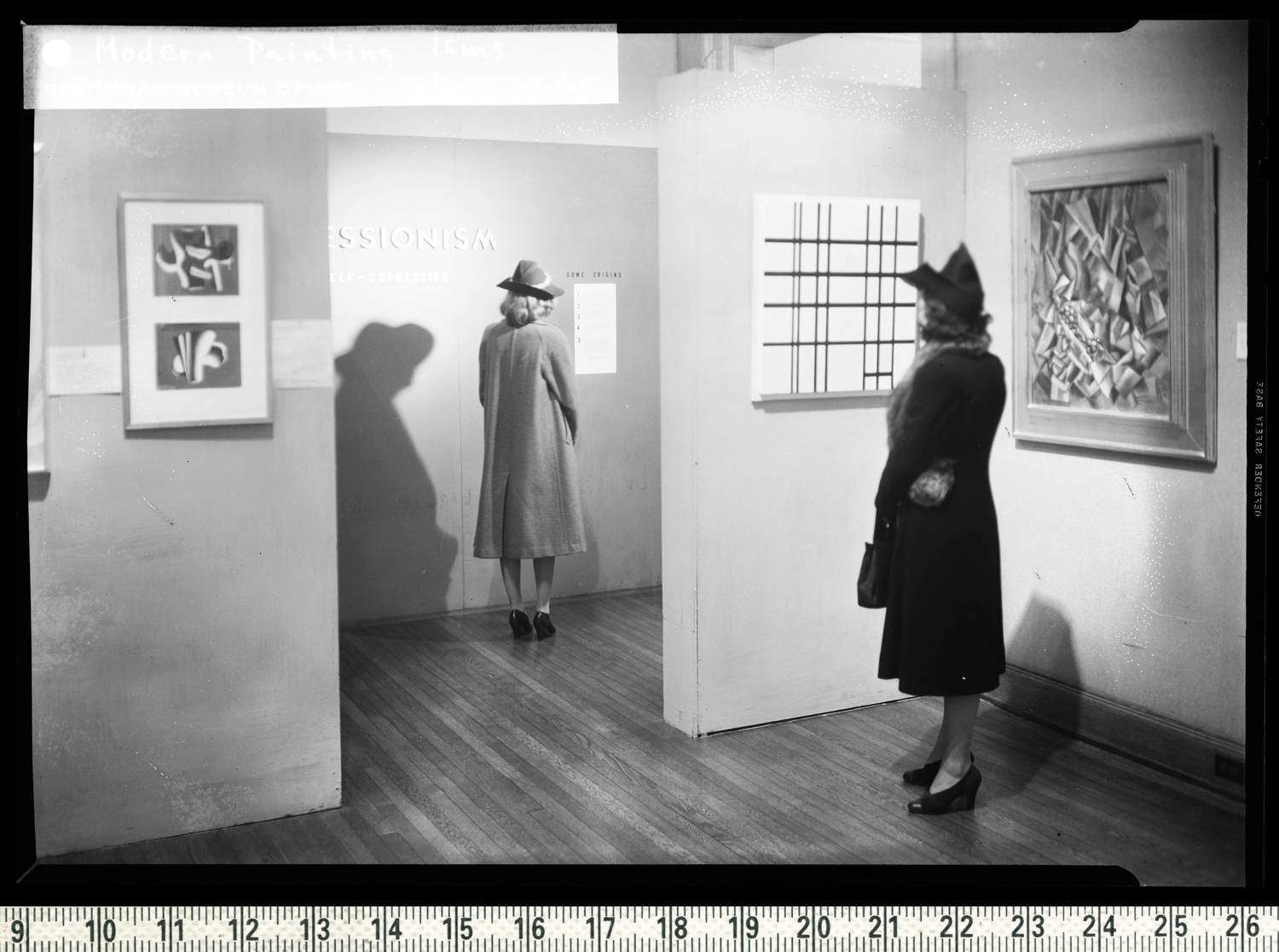 Das Werk in seinem ersten Zustand wurde 1940 auf der Ausstellung in Baltimore gezeigt. Das Werk in seinem ersten Zustand wurde 1940 auf der Ausstellung in Baltimore gezeigt.