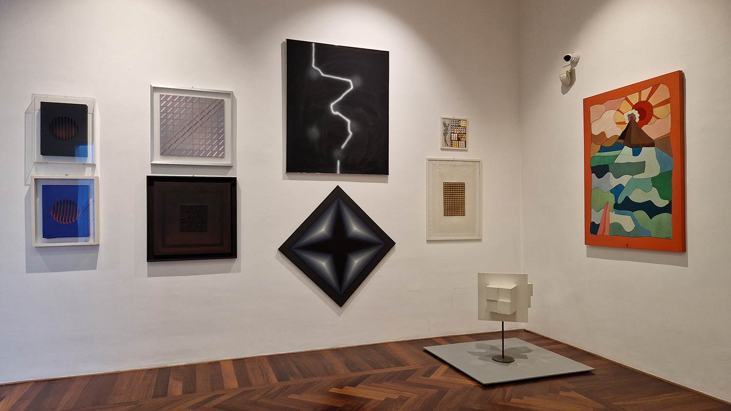 Allestimento della mostra