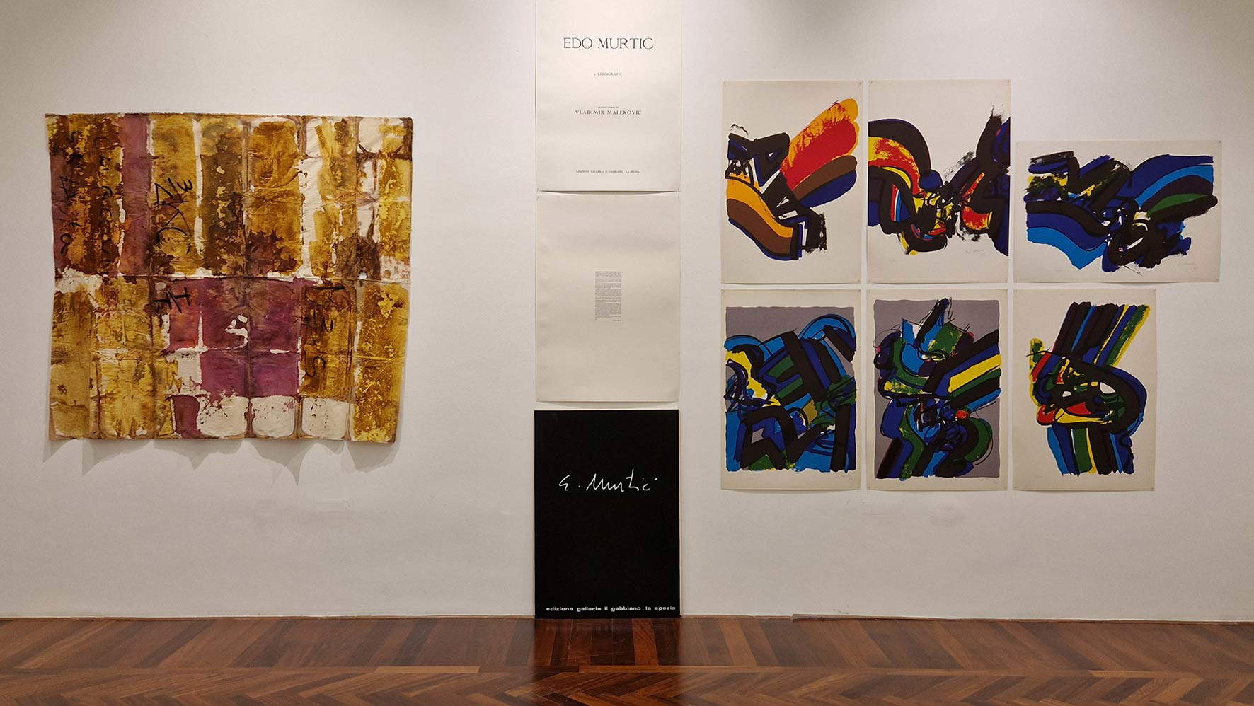 Allestimento della mostra