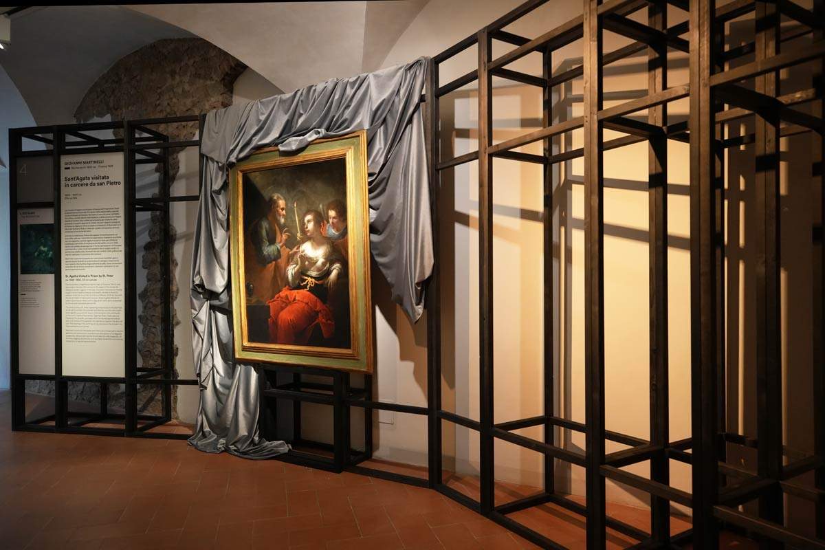 Pistoia, dix peintures florentines restaurées du XVIIe siècle de la collection Bigongiari sont exposées.