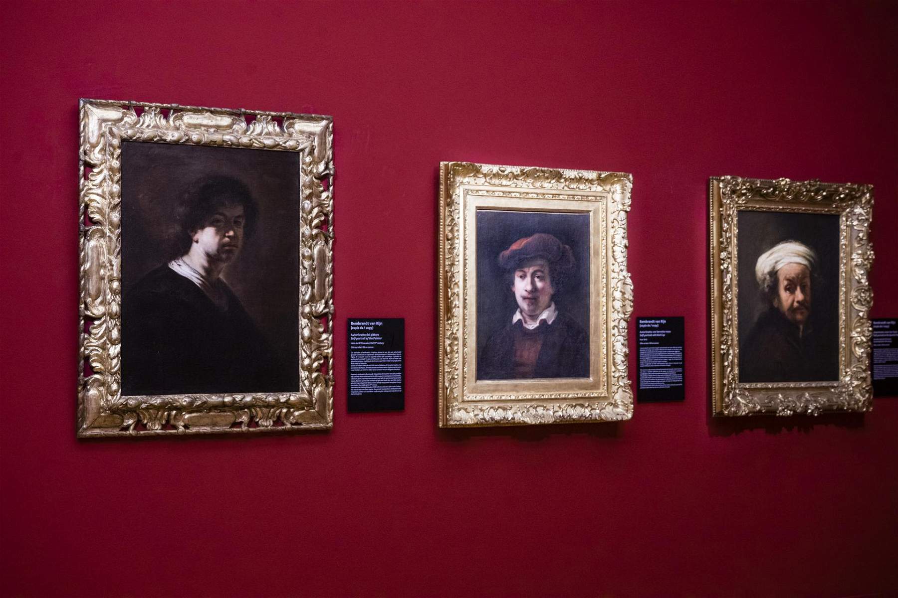 Turin, au Musei Reali, une exposition consacrée à Rembrandt avec une vingtaine d'œuvres.