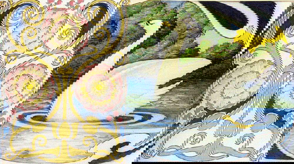 Particolare decorativo al Museo Chini. Credit Mugello Toscana