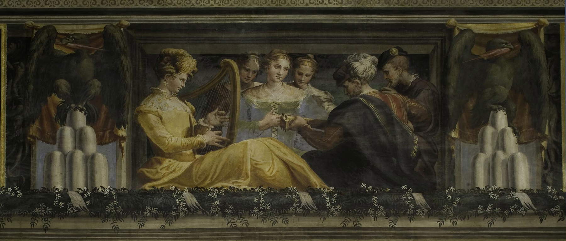 Fresques de Niccol&ograve; dell'Abate