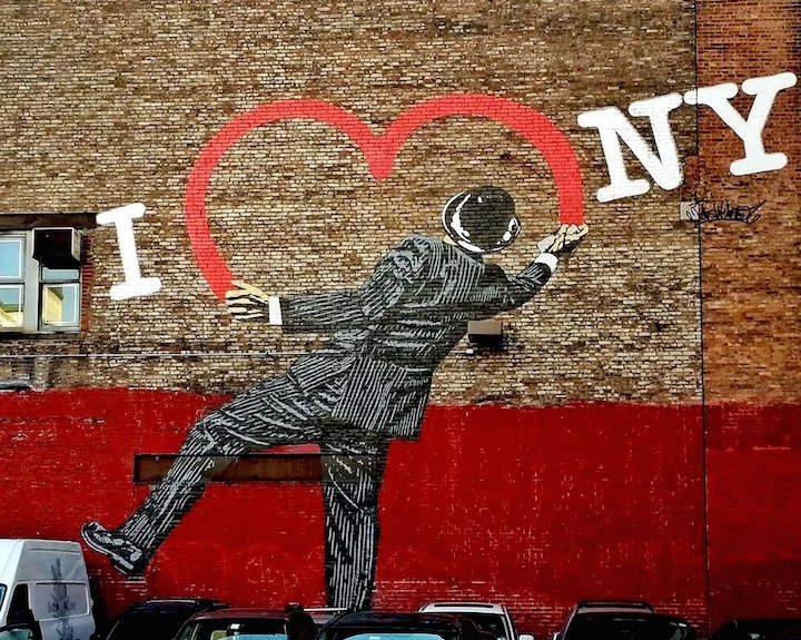 Nick Walker, I love New York (mural; Nueva York, Chelsea) Nick Walker, I love New York (mural; Nueva York, Chelsea)