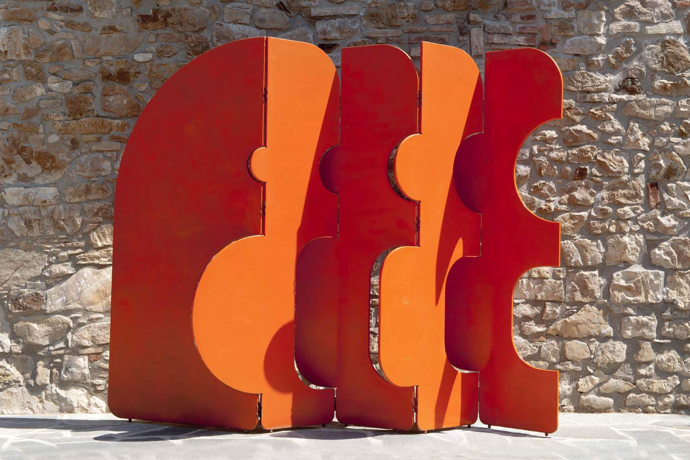 Nino Caruso, Interval Division (1969; contrachapado pintado) Nino Caruso, Interval Division (1969; contrachapado pintado)