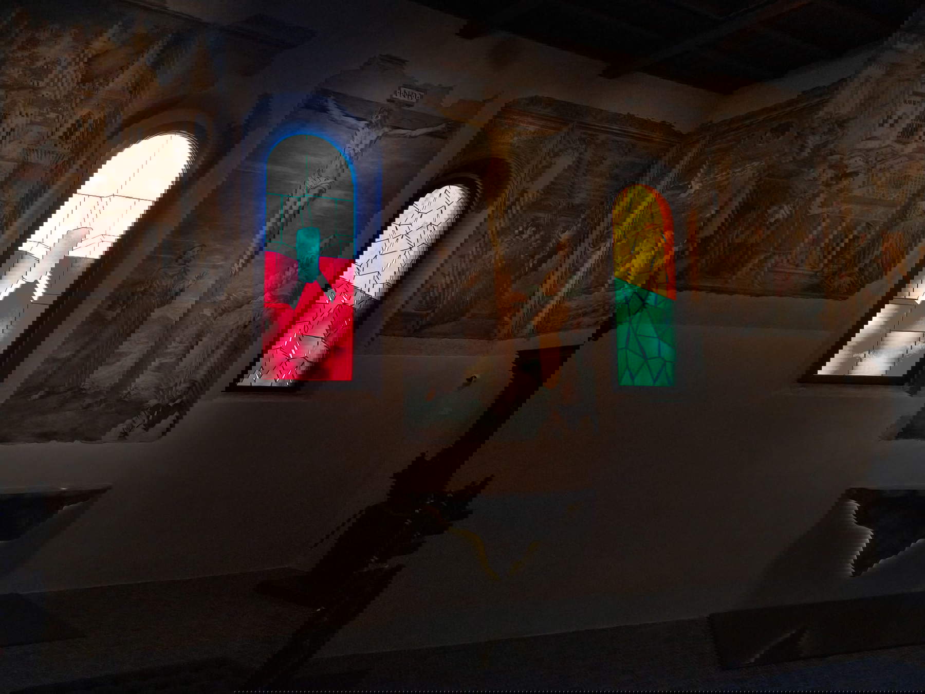 Vittorio Corsini, Finestre della Cappella dei Priori di Perugia (2022, Perugia, Galleria Nazionale dell'Umbria) Vittorio Corsini, Finestre della Cappella dei Priori di Perugia (2022, Perugia, Galleria Nazionale dell'Umbria)